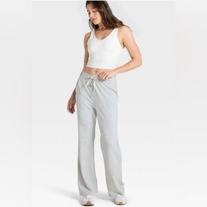 All In Motion Women’s Modal French Terry Flare Sweatpants ~ Gray ~ Size S